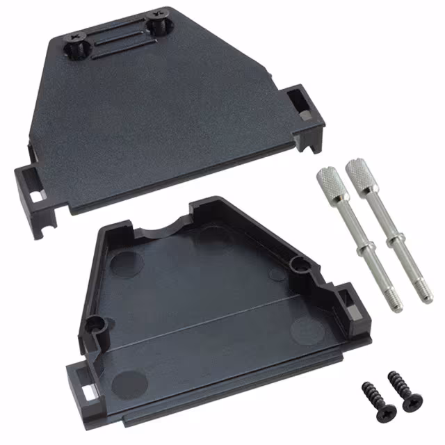 165X10229X Conec  Carcasas traseras para conectores D-Sub en forma de D